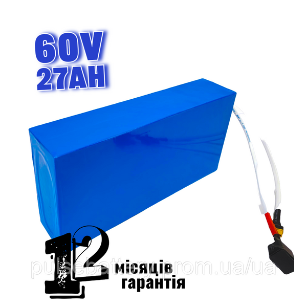 Аккумулятор 60V 27Ah Samsung Li-ion для электроскутера электромотоцикла в термоусадке 2575193973 фото
