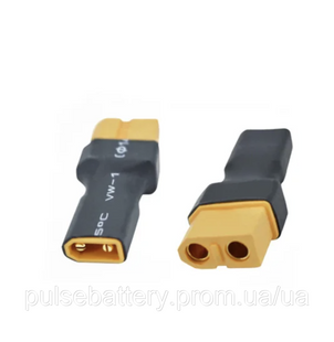 Переходник XT60 female to XT30 male для аккумулятора 2590845517 фото