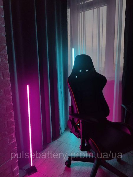 Торшерный LED RGB светильник с металлическим корпусом, Bluetooth управлением и музыкальной подсветкой (50 см / 1 м / 1.5 м) 2710302884 фото