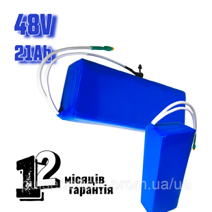 Аккумулятор 48V 21Ah Panasonic 18650 Li-ion для электровелосипеда в термоусадке 2578303882 фото